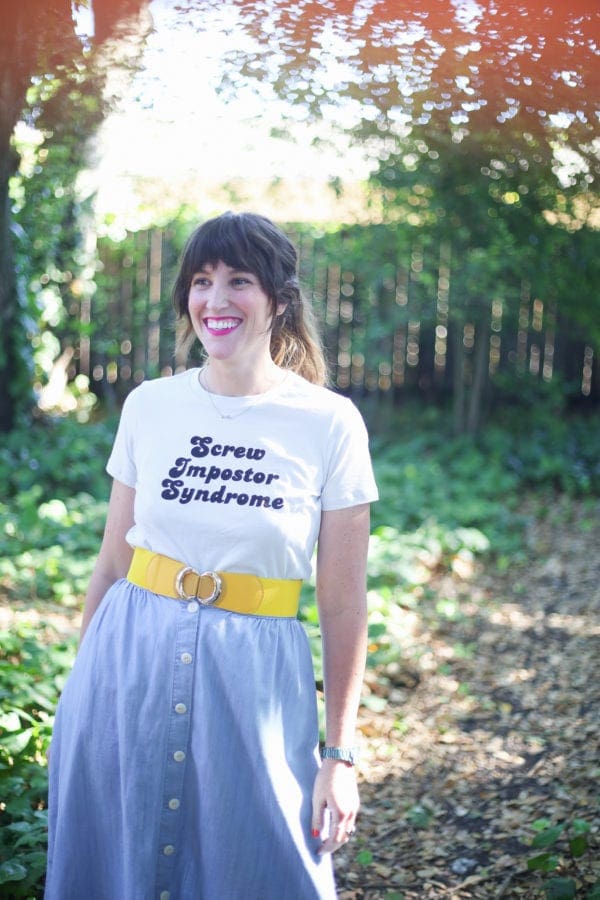 Screw Impostor Syndrome shirt from Dear Handmade Life