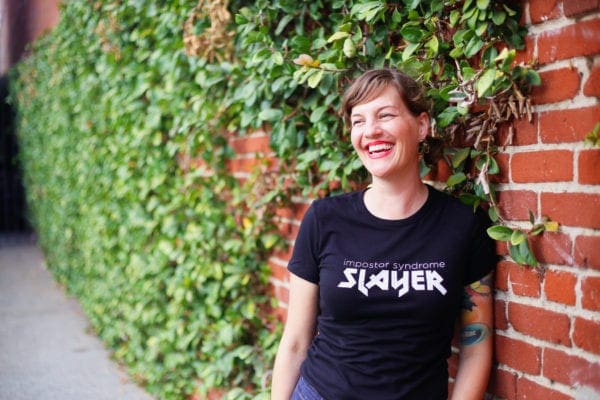 Impostor Syndrome Slayer shirt from Dear Handmade Life