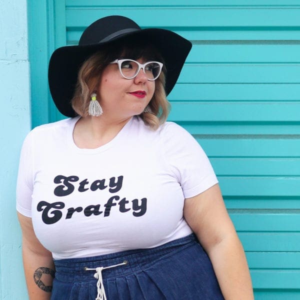 Stay Crafty shirt from Dear Handmade Life