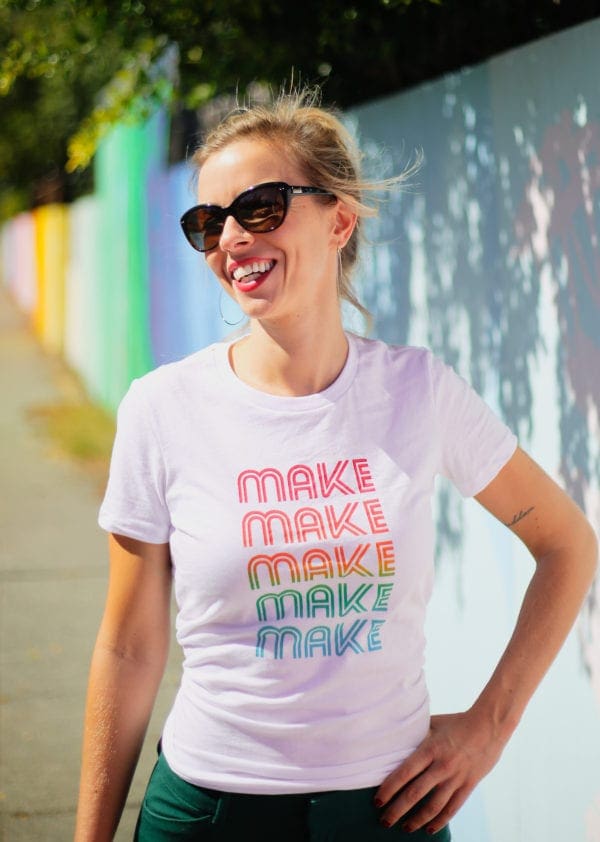 Make Make Make Rainbow Shirt - Image 4