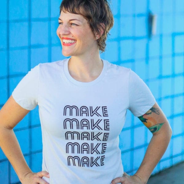 Make Make Make Silver Shirt